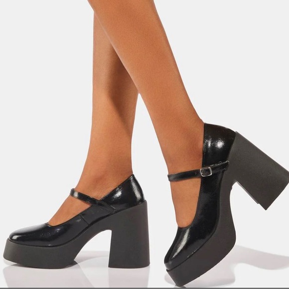 Altercore Darkenda Vegan Platform Mary Janes 🖤 - Picture 4 of 4